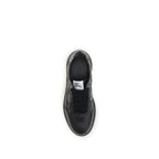 Black Calf Leather Bos Taurus Low Top Sneakers