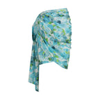 Multicolor Silk Mini Skirt