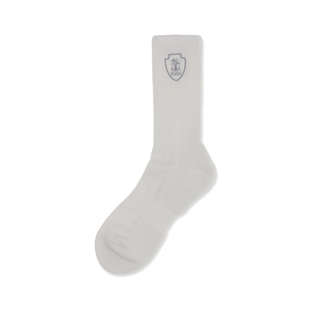 White Cotton Socks