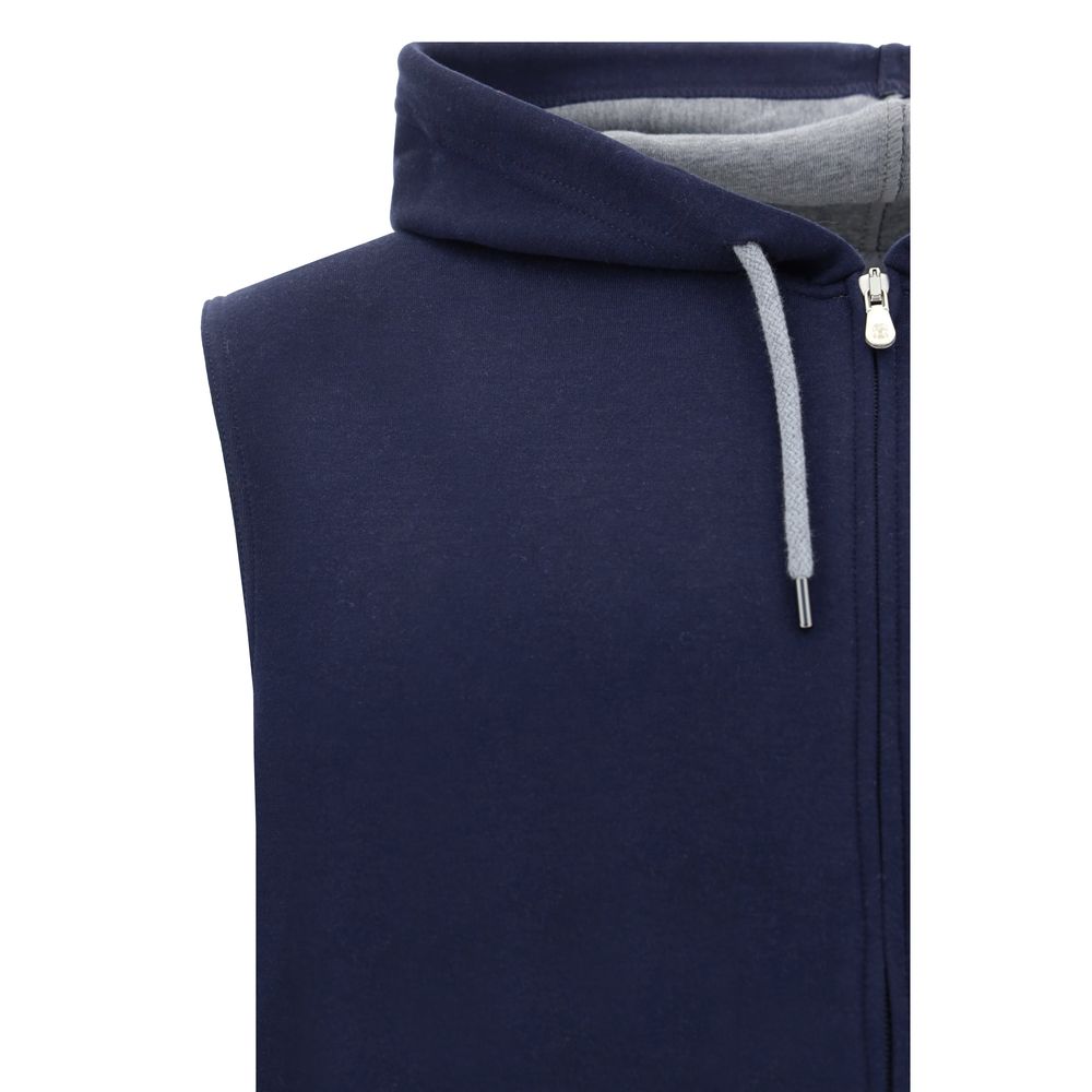 Blue Cotton Sweatshirt