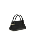 Black Calf Leather Bos Taurus Handbag