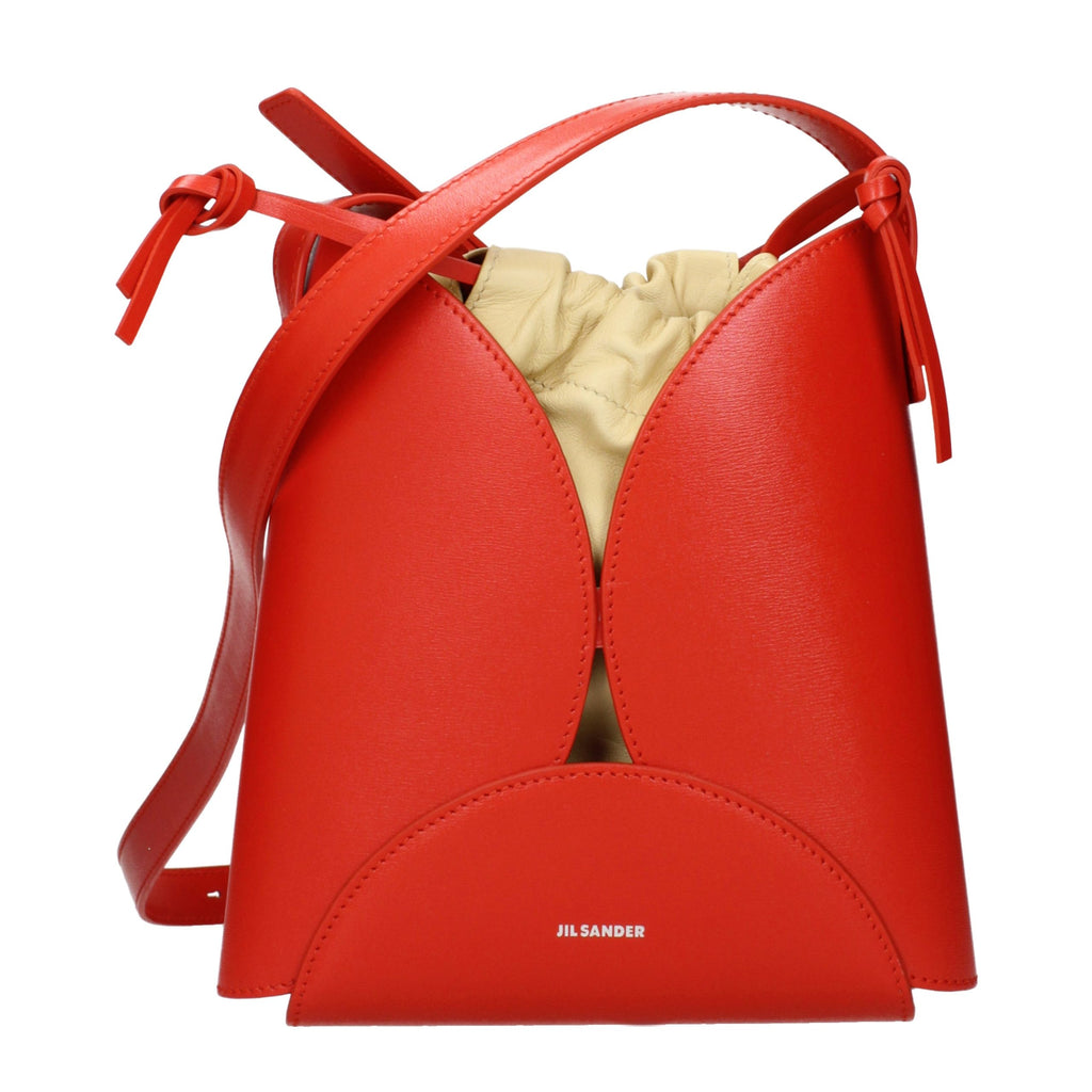 Red Leather Crossbody Bag