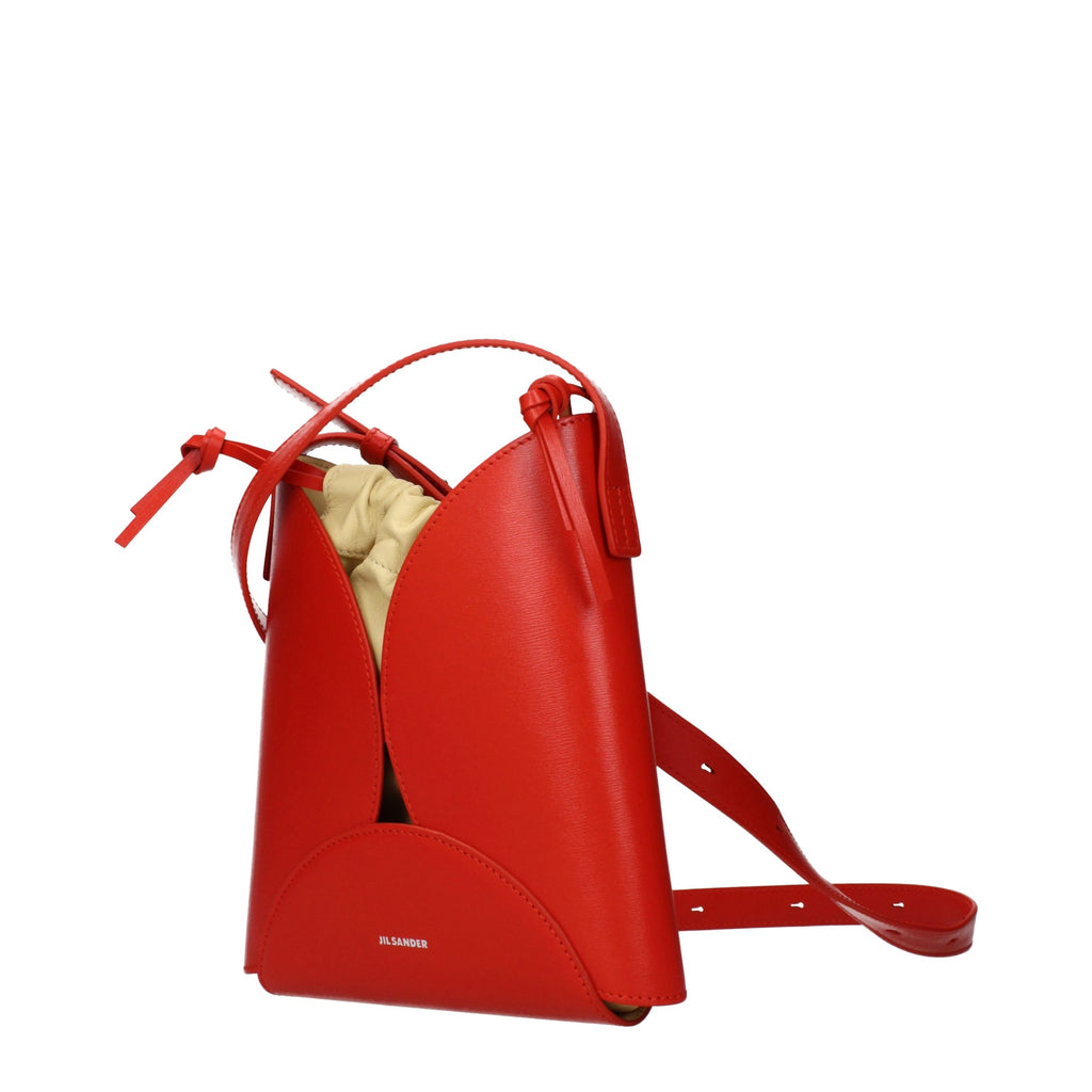 Red Leather Crossbody Bag