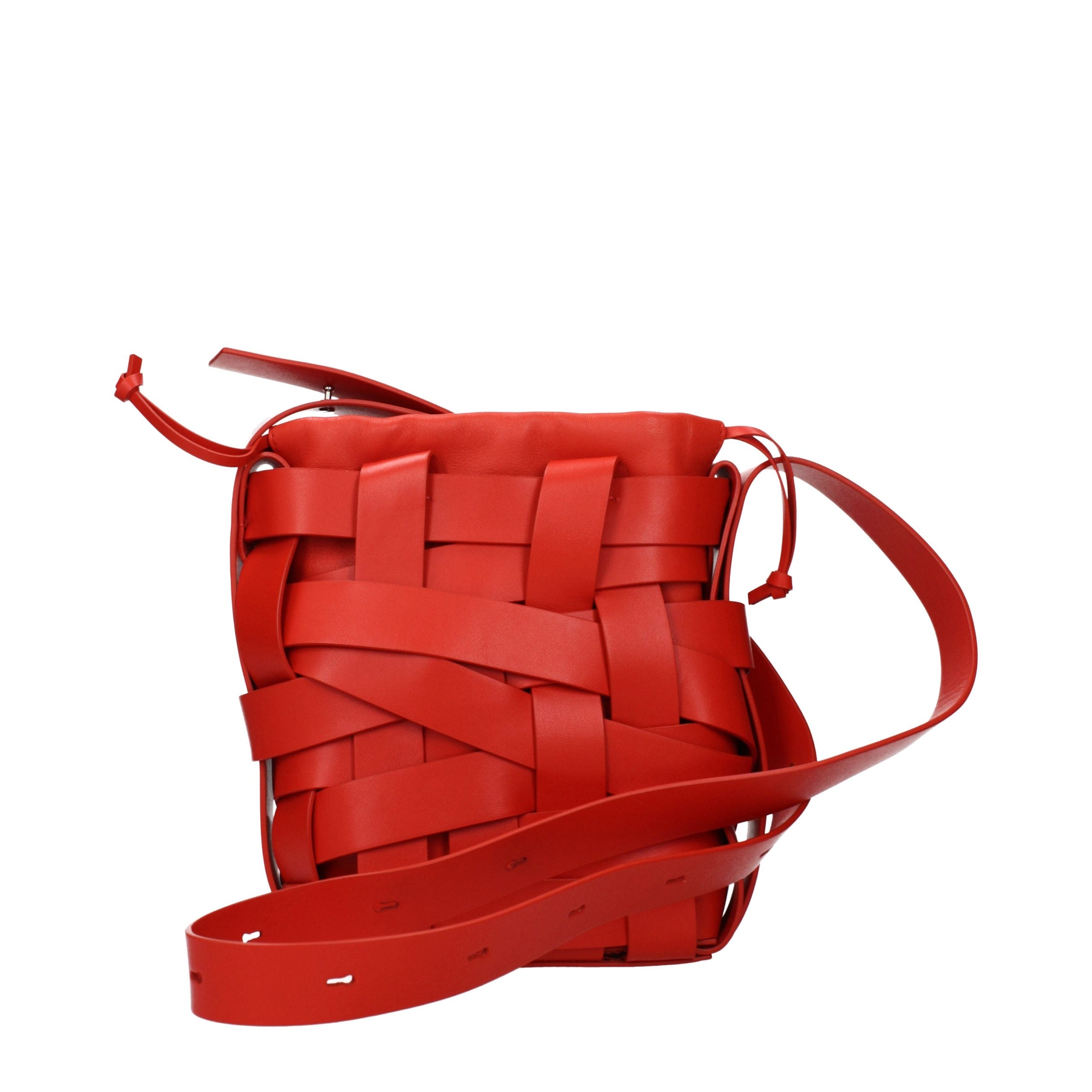 Red Leather Crossbody Bag