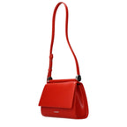 Red Leather Shoulder Bag