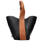 Black Leather Crossbody Bag
