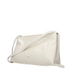 White Leather Crossbody Bag