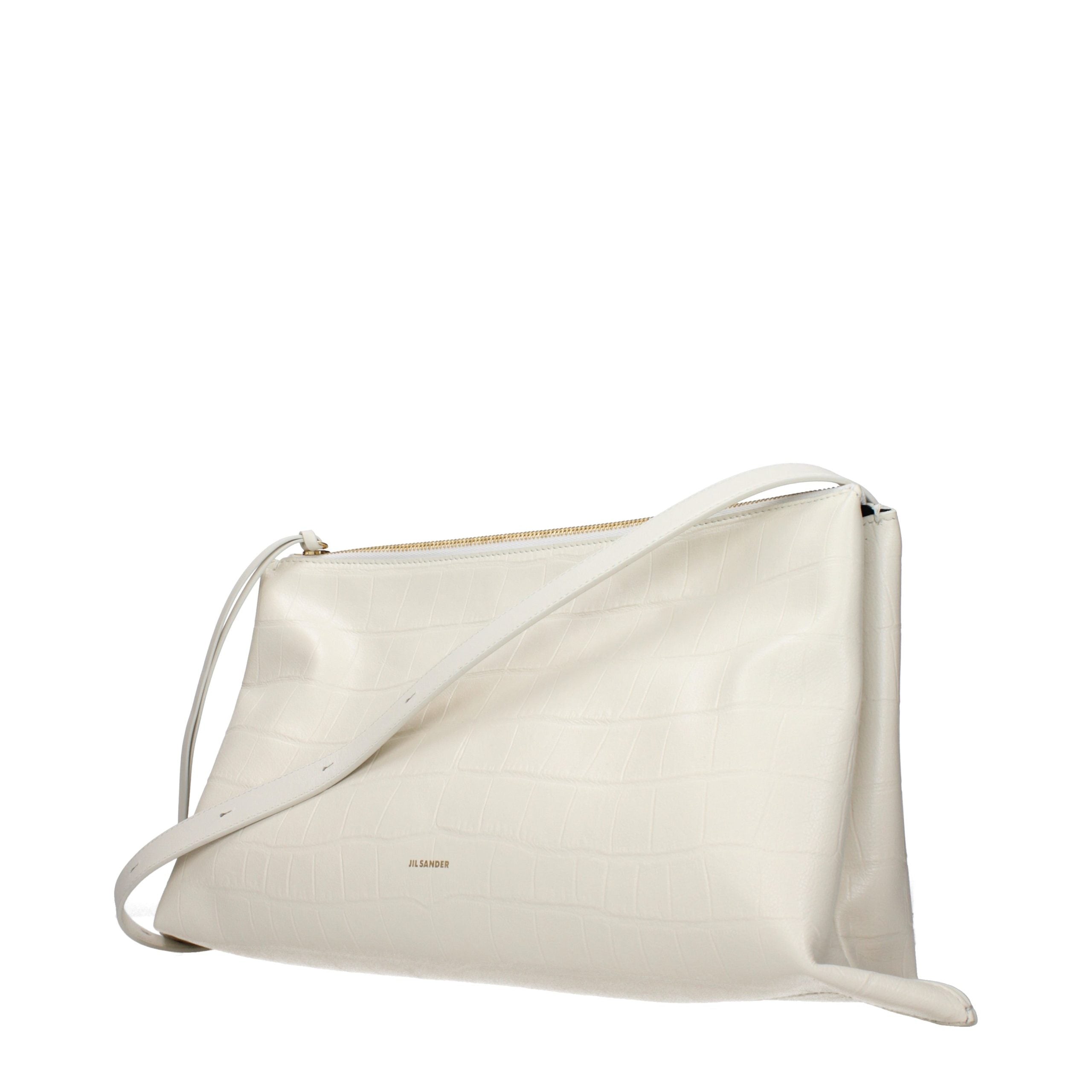 White Leather Crossbody Bag