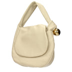 Beige Leather Handbag