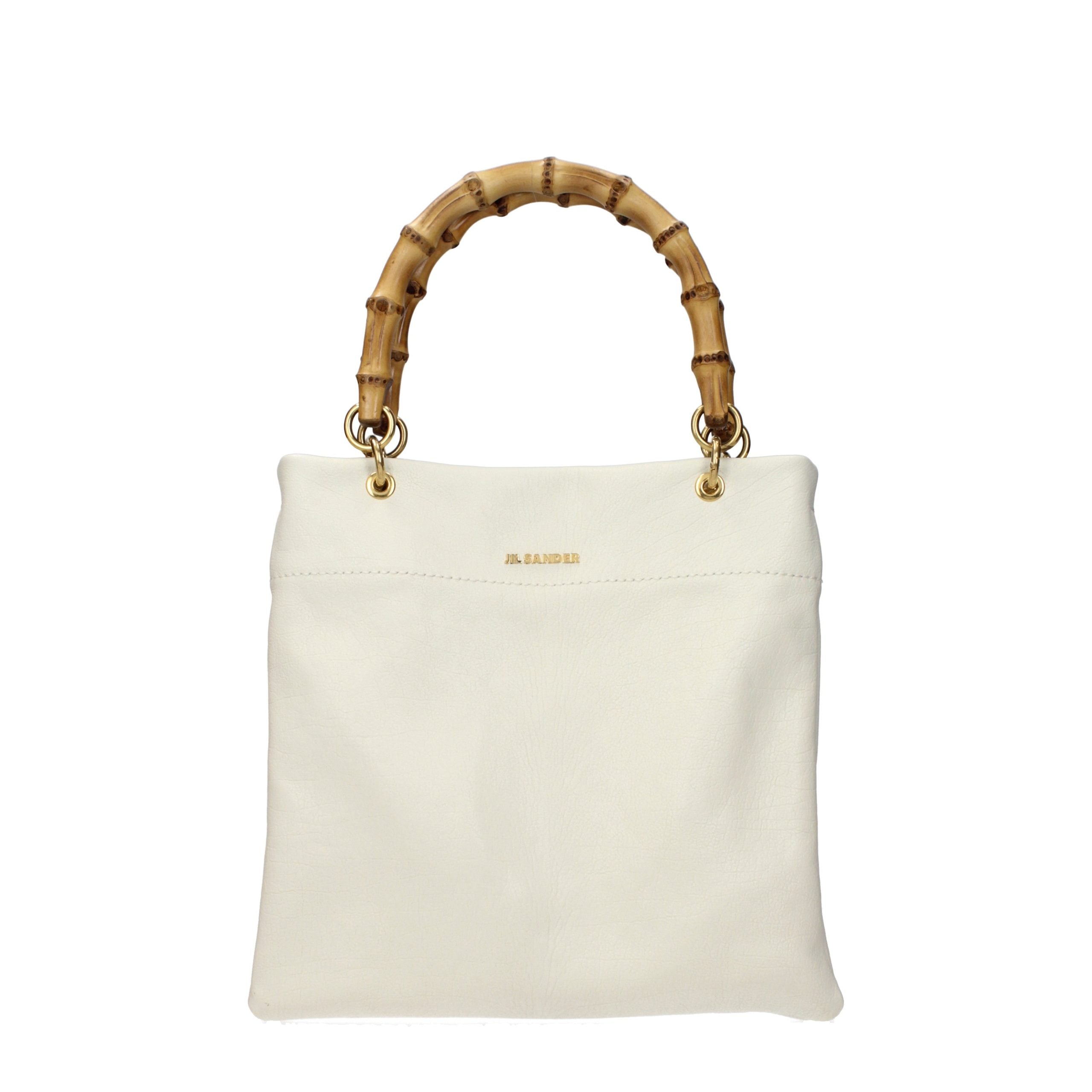 Beige Leather Handbag