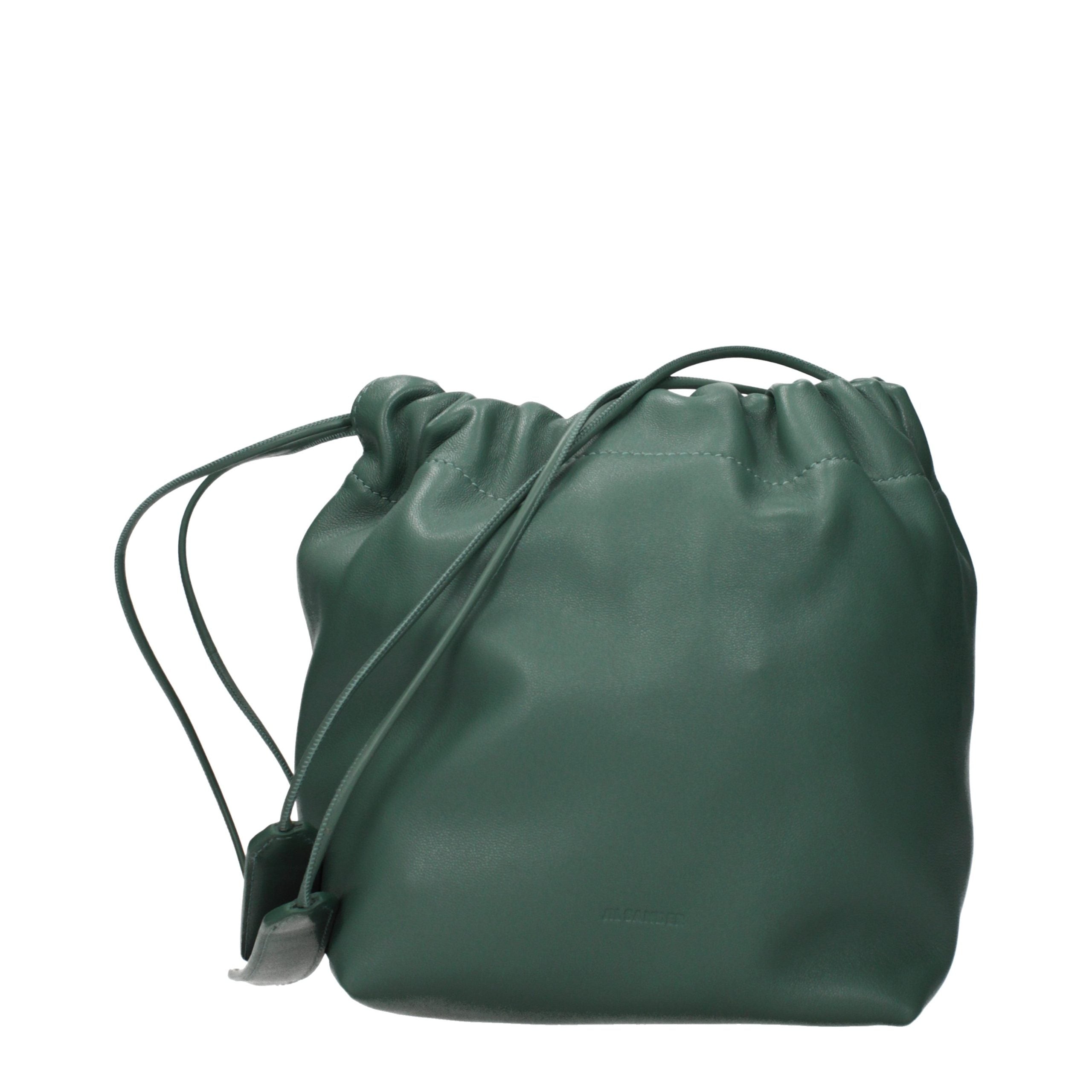 Green Leather Shoulder Bag