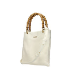 Beige Leather Handbag