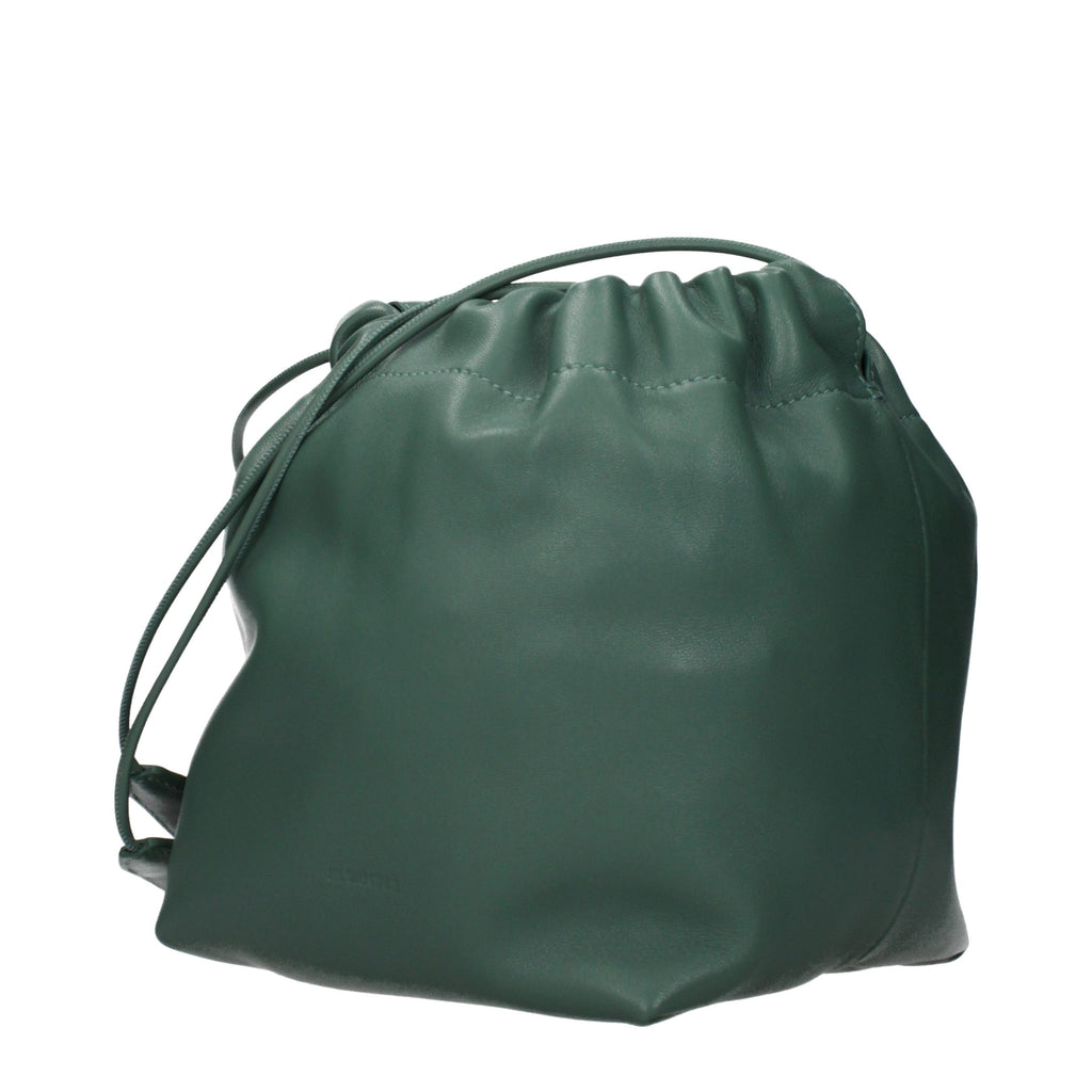 Green Leather Shoulder Bag
