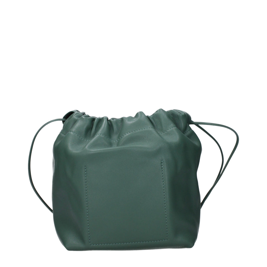 Green Leather Shoulder Bag
