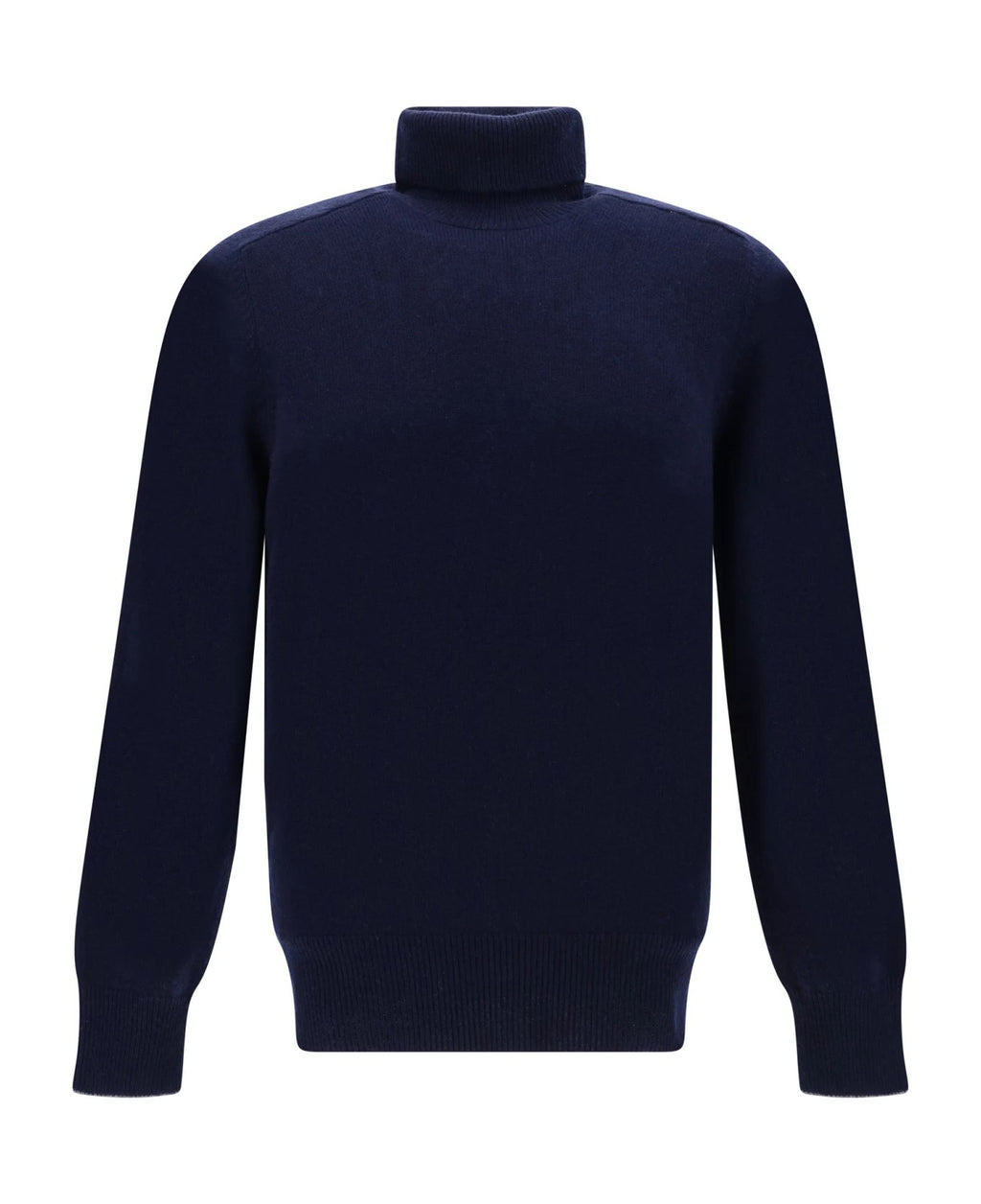 Blue Cashmere Turtleneck