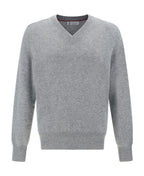 Gray Cashmere Sweatshirt