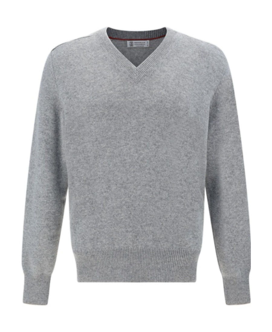 Gray Cashmere Sweatshirt