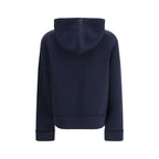 Blue Polyester Sweatshirt