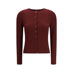 Bordeaux Viscose Cardigan