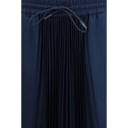 Blue Polyester Skirt