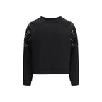 Black Polyester Sweatshirt