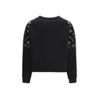 Black Polyester Sweatshirt