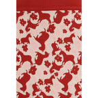 Multicolor Viscose Midi Skirt