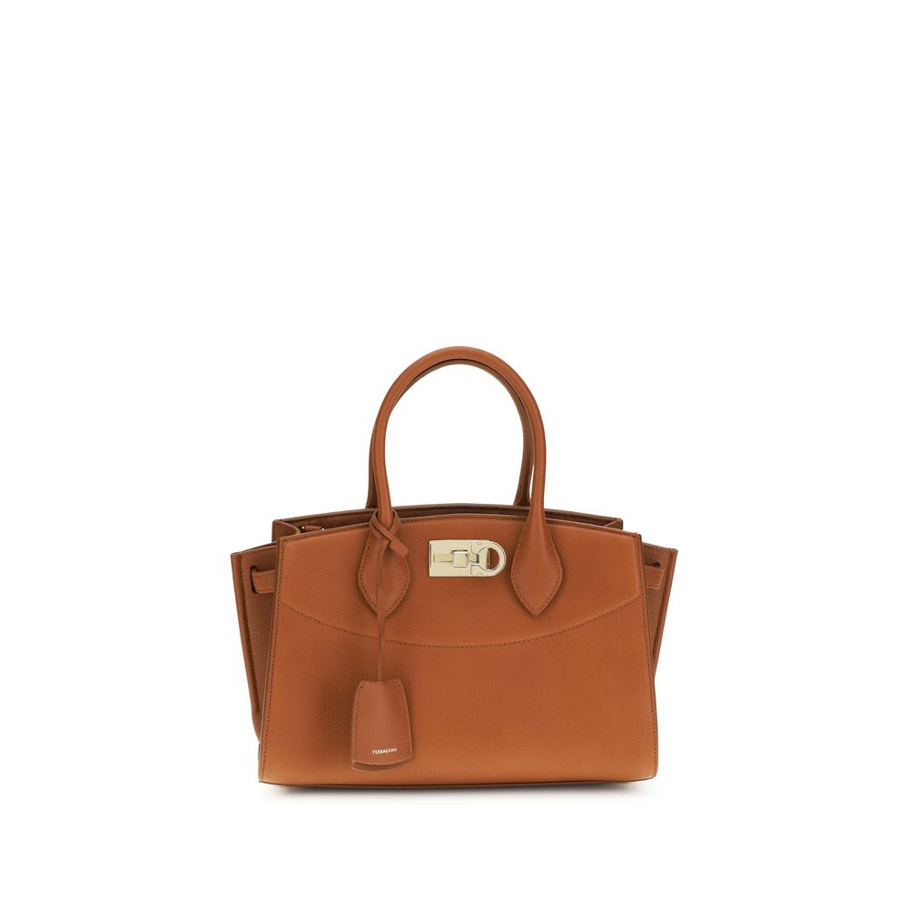 Brown Calf Leather Bos Taurus Handbag