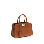 Brown Calf Leather Bos Taurus Handbag