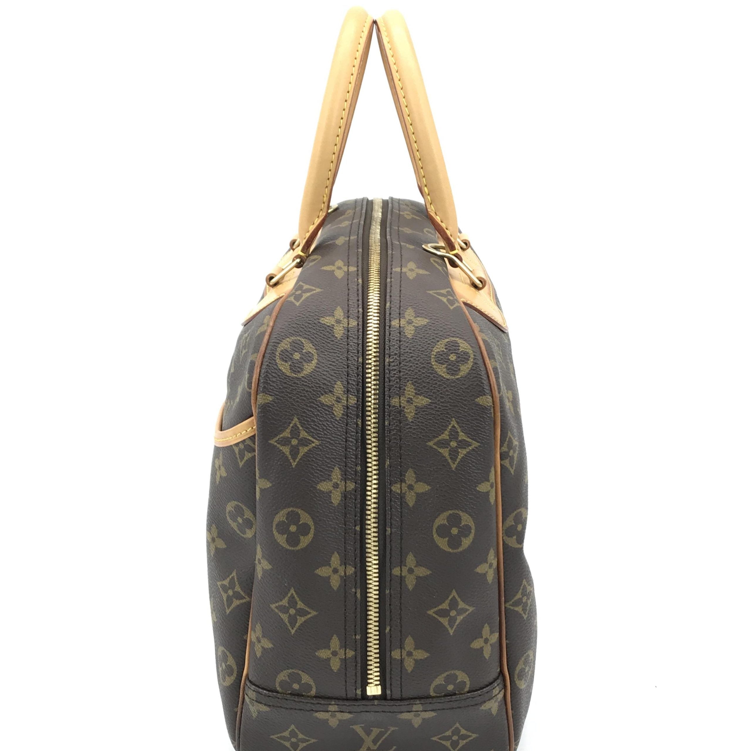 Monogram Deauville Handbag With Brown Details