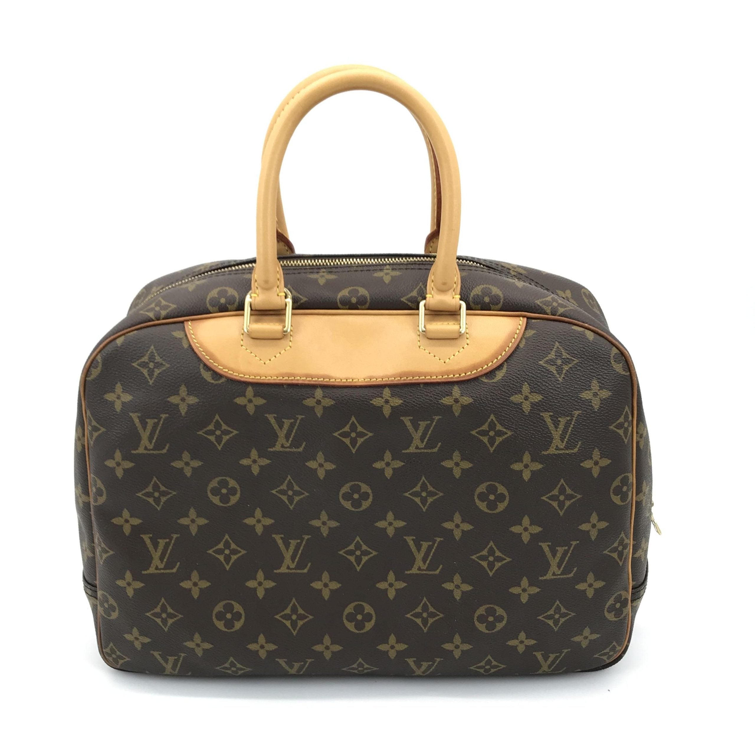 Monogram Deauville Handbag With Brown Details
