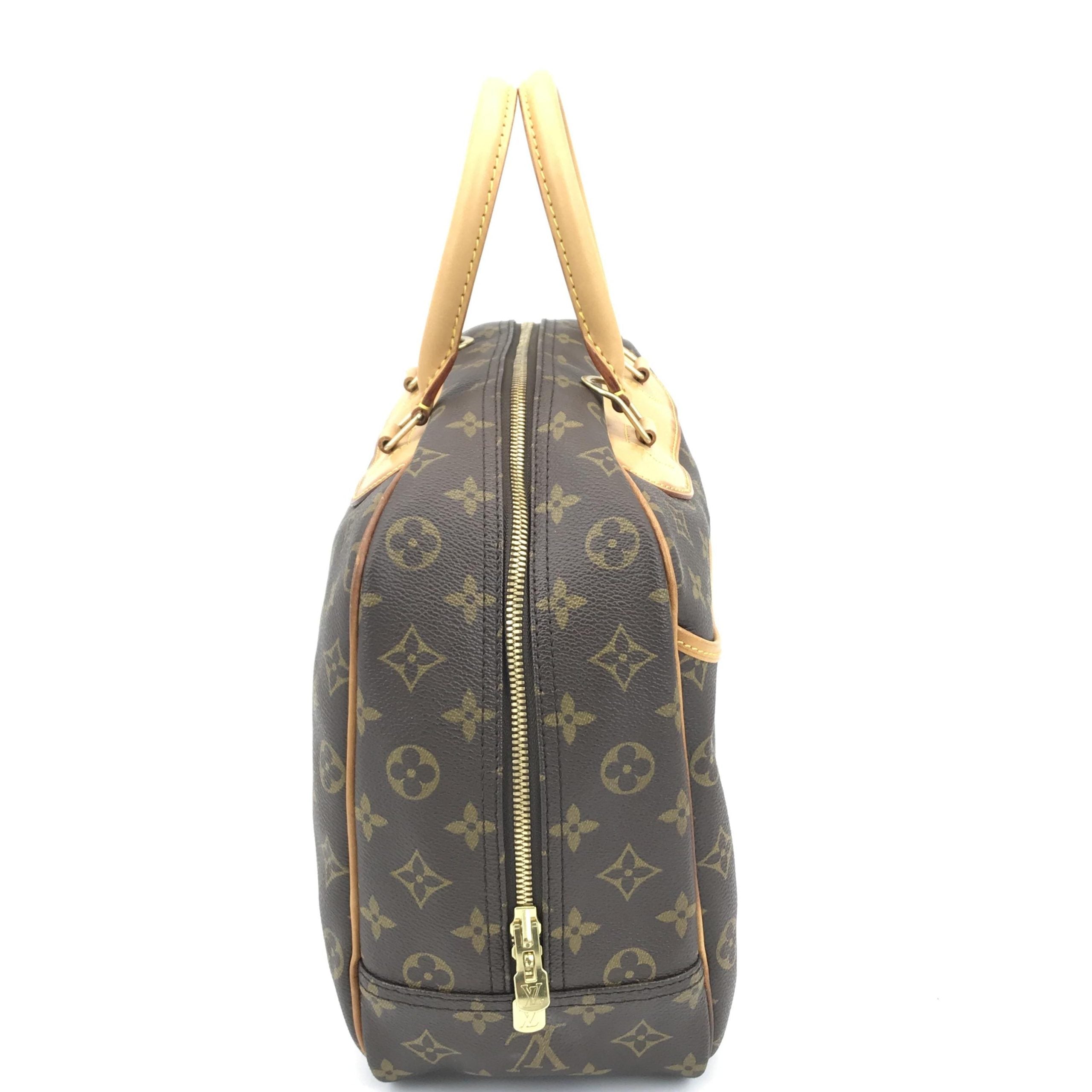 Monogram Deauville Handbag With Brown Details
