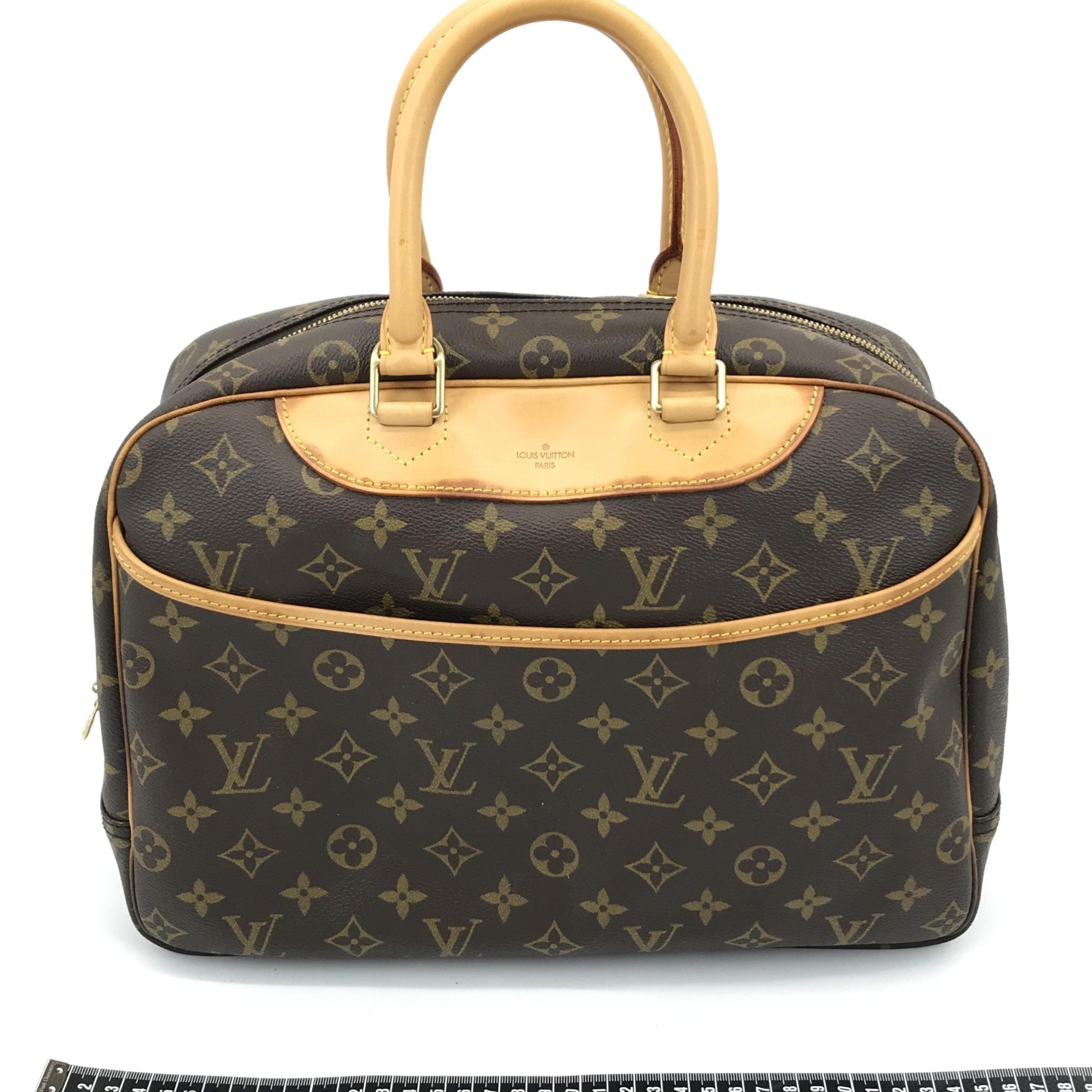 Monogram Deauville Handbag With Brown Details
