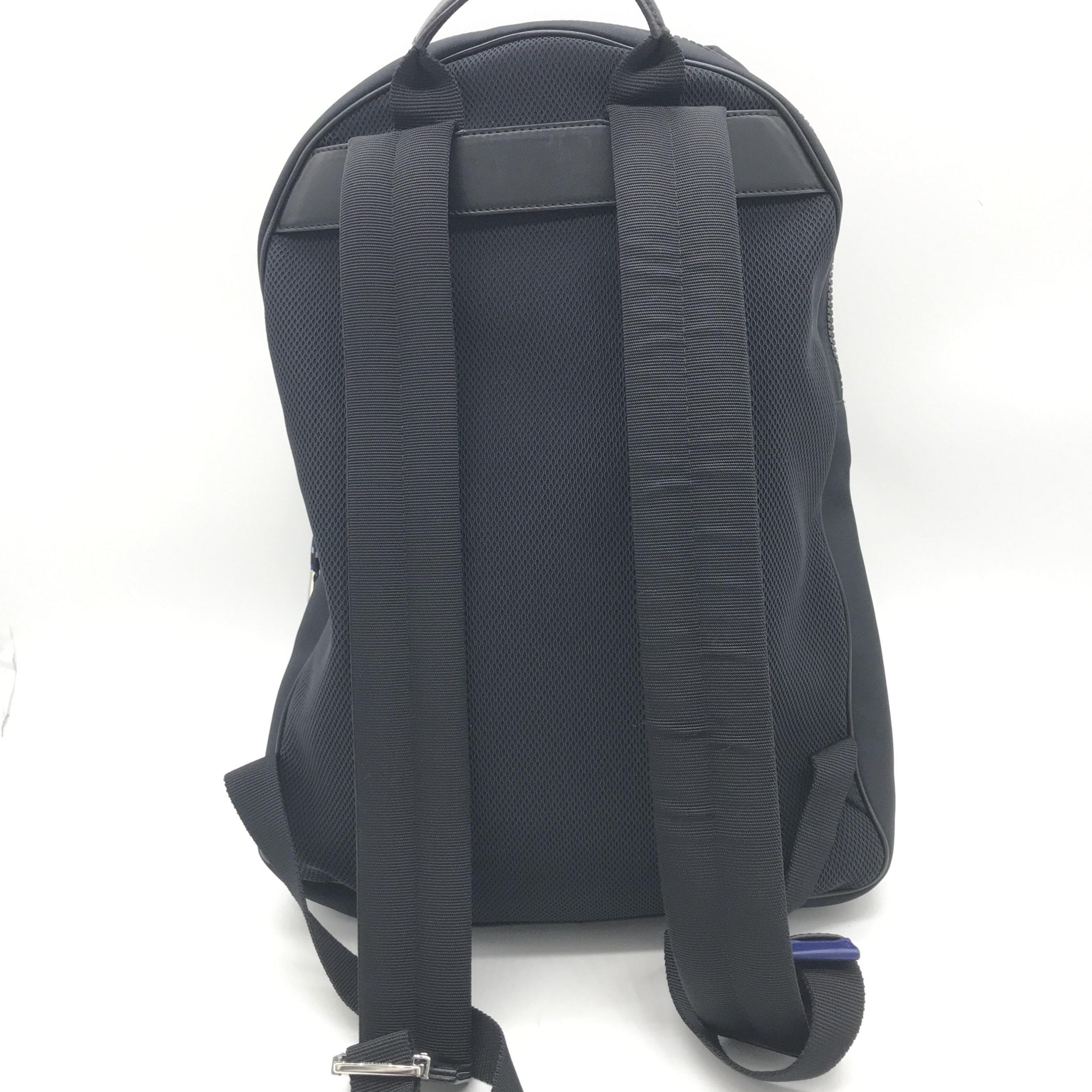 Newave Drawstring Nylon Backpack In Black