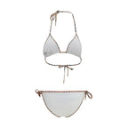 White Polyamide Bikini