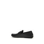 Black Calf Leather Bos Taurus Slip-On Loafers