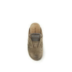 Beige Calf Leather Bos Taurus Mules