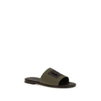 Bicolor Cotton Sandals
