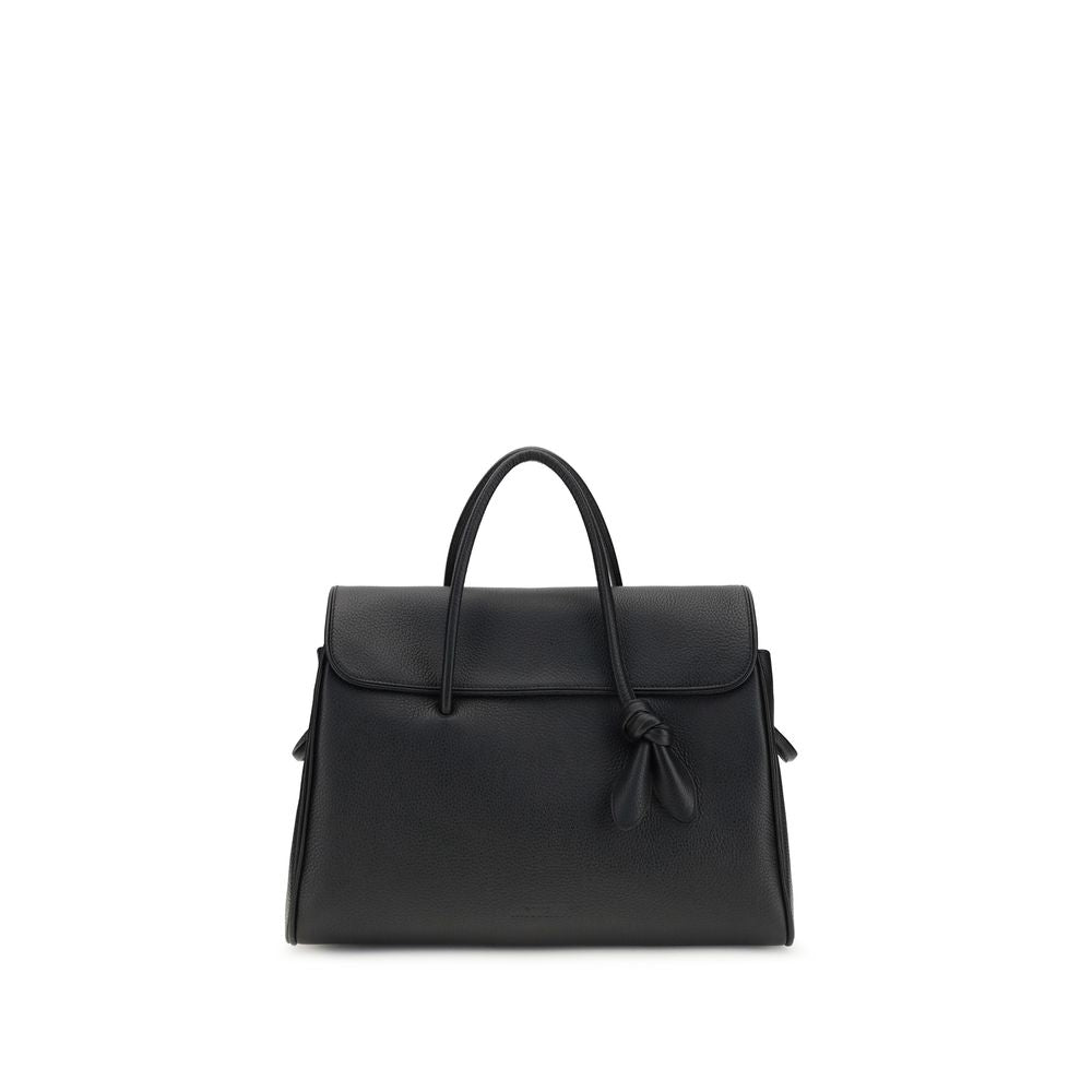 Black Calf Leather Bos Taurus Handbag