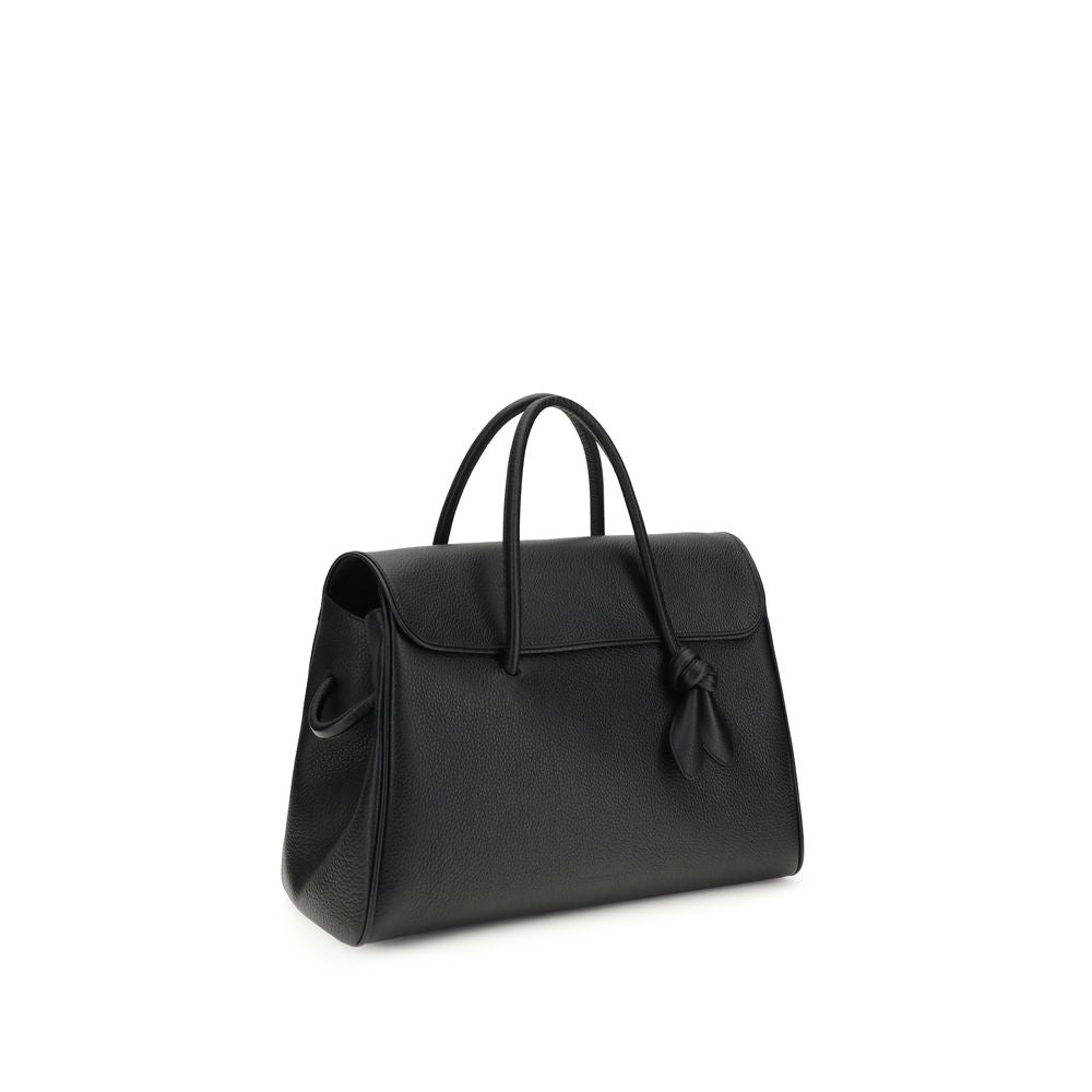 Black Calf Leather Bos Taurus Handbag