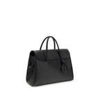 Black Calf Leather Bos Taurus Handbag