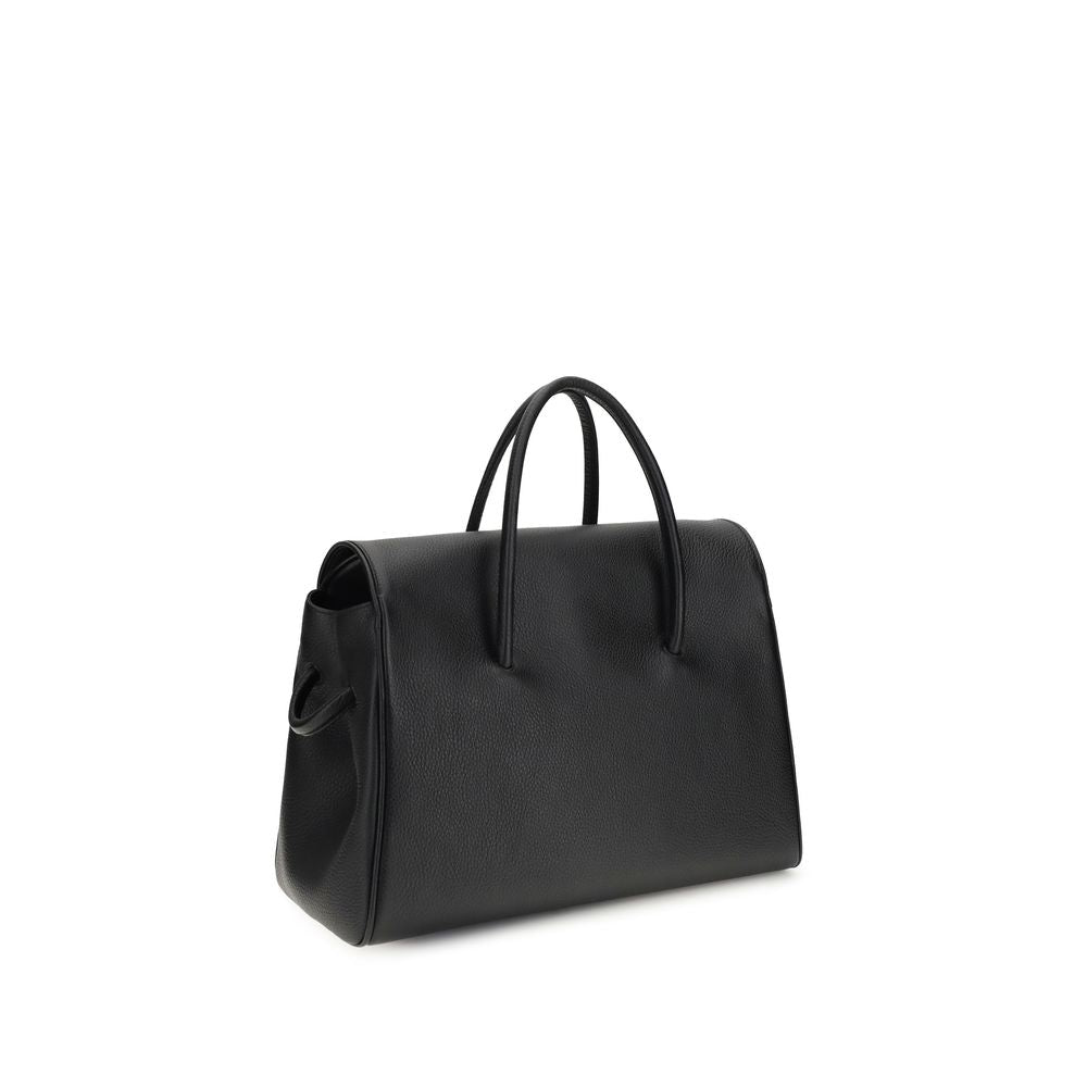 Black Calf Leather Bos Taurus Handbag