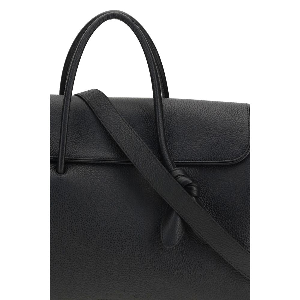 Black Calf Leather Bos Taurus Handbag