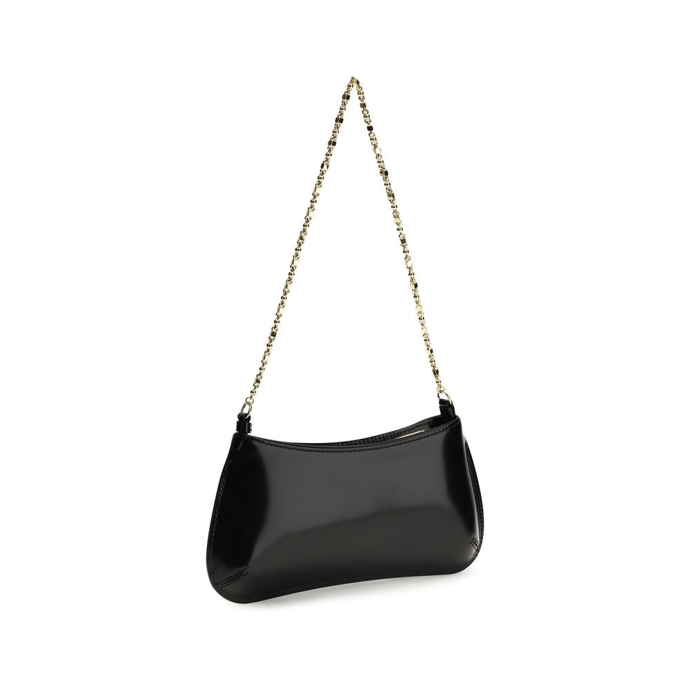 Black Calf Leather Bos Taurus Shoulder Bag