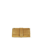 Beige Calf Leather Bos Taurus Shoulder Bag