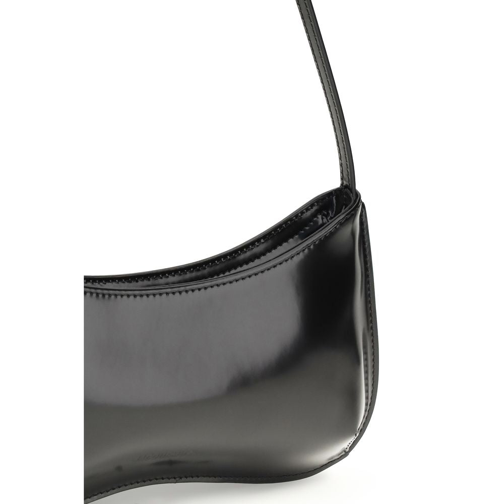 Black Calf Leather Bos Taurus Shoulder Bag