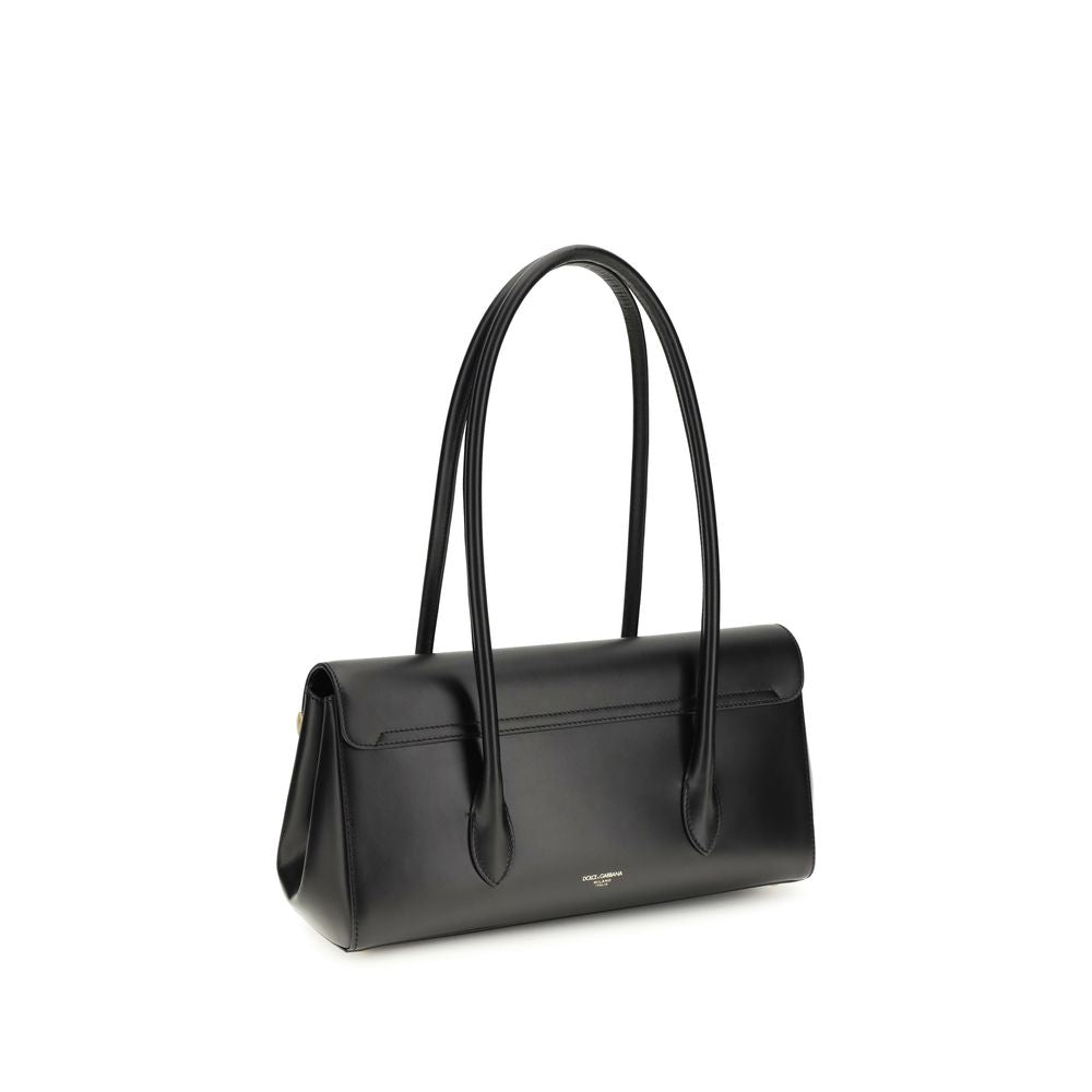 Black Calf Leather Bos Taurus Shoulder Bag