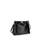 Black Calf Leather Bos Taurus Shoulder Bag