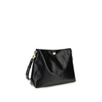 Black Calf Leather Bos Taurus Shoulder Bag