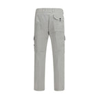 Gray Cotton Cargo Pants